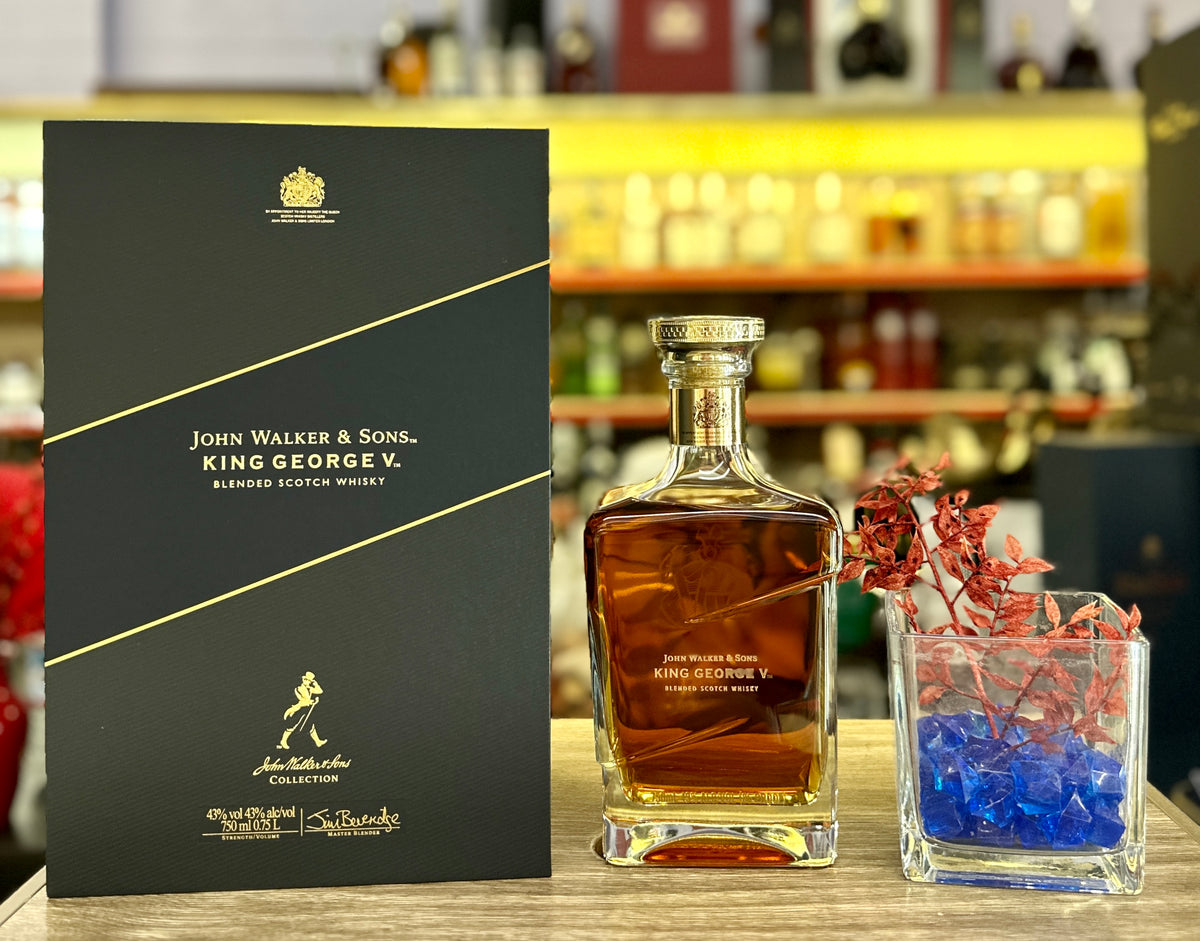 JohnWalker&SonsKING E V 750ml空瓶&化粧箱 Johnnie Walker King George V Chinese New Year Edition Limited