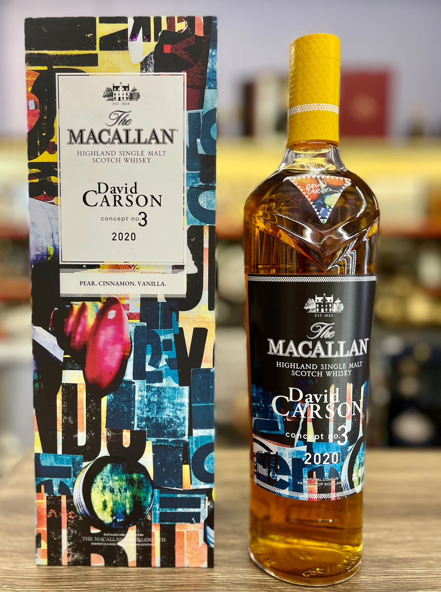 Macallan Concept Number 3 'David Carson' Single Malt Scotch – Valentine  Liquors