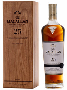 Macallan Sherry Oak 25 year Old Single Malt Scotch Whisky, vintage 2018