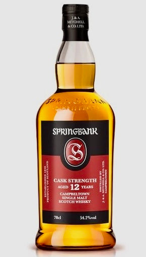 Springbank 12 Year Old Cask Strength Single Malt Scotch, 700ml