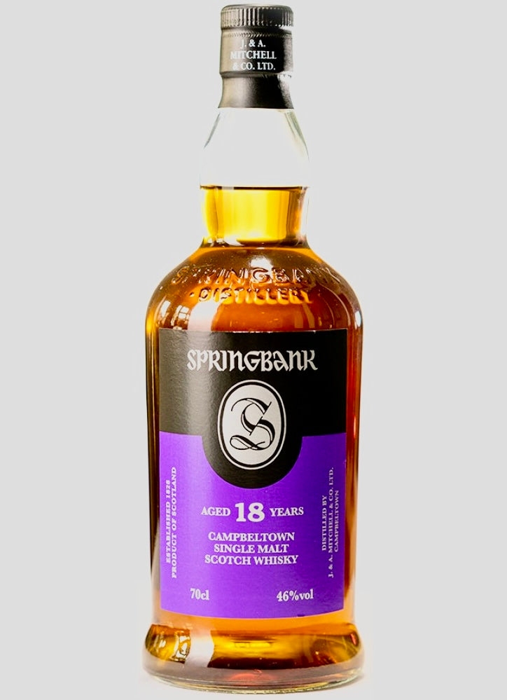 Springbank 18 Year Old Single Malt Scotch