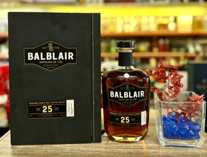 Balblair 25 Year Old Single Malt Scotch