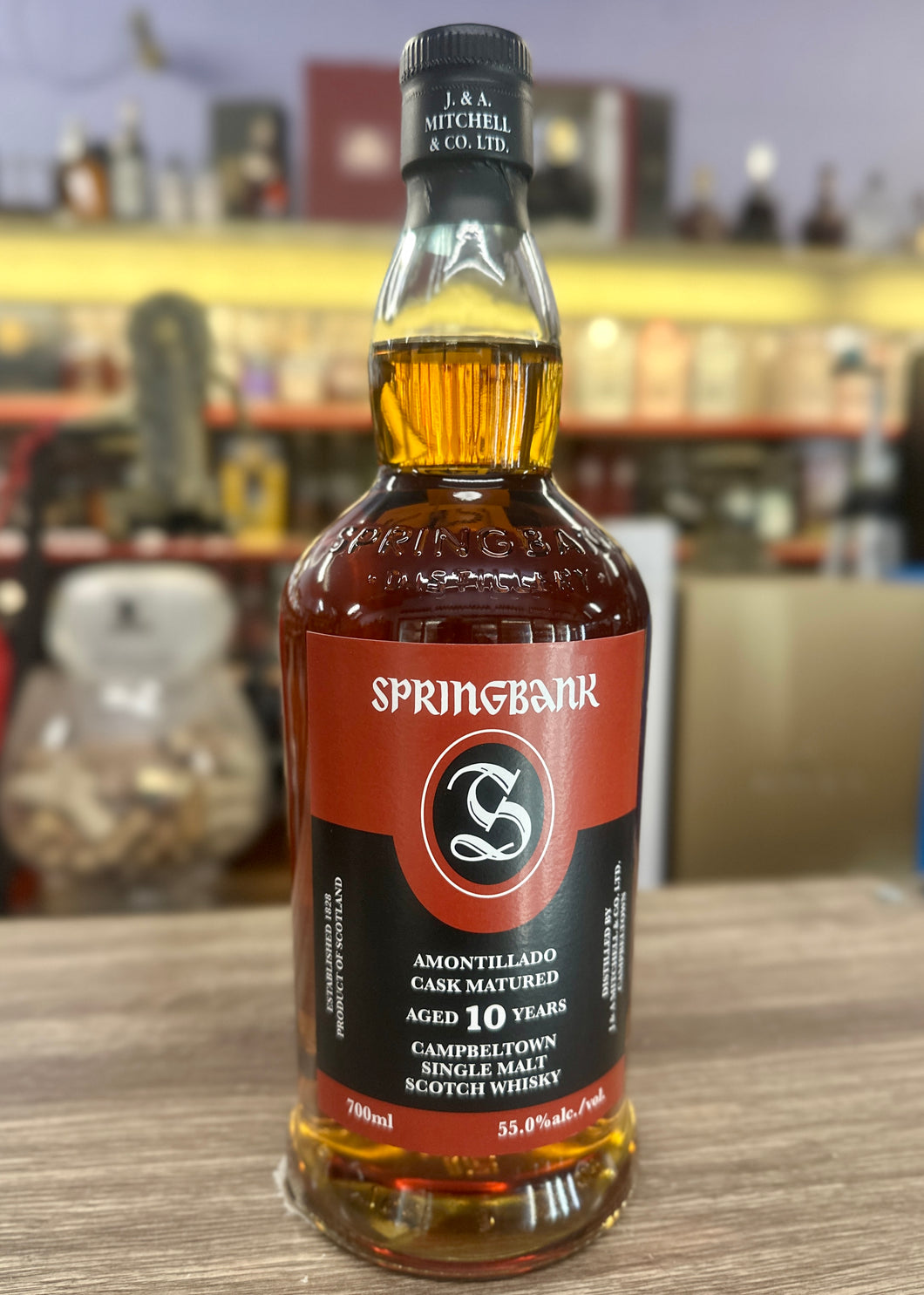 Springbank 10 Year Old Amontillado Cask Single Malt Sctch Whisky, 700ml