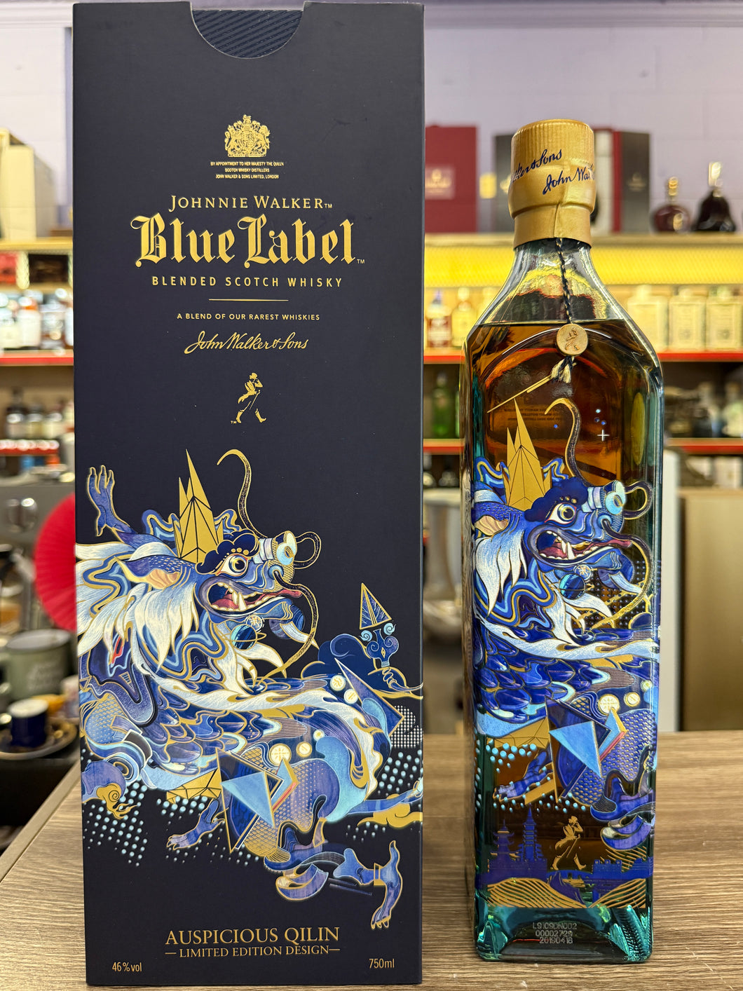Johnnie Walker Blue Label Limited Edition Auspicious Qilin Blended Scotch