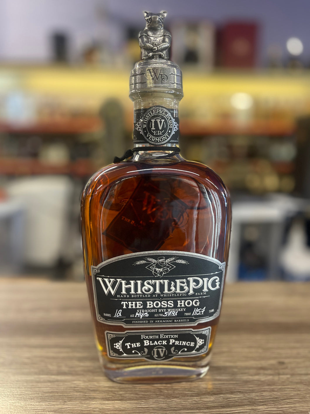 WhistlePig 'The Boss Hog IV The Black Prince' Straight Rye Whiskey