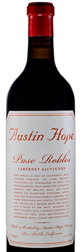 Austin Hope Winery Cabernet Sauvignon 2022, 1.0 Liter