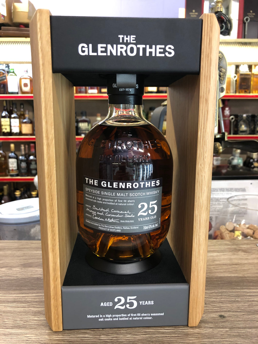 Glenrothes 25 Year Old Single Malt Scotch