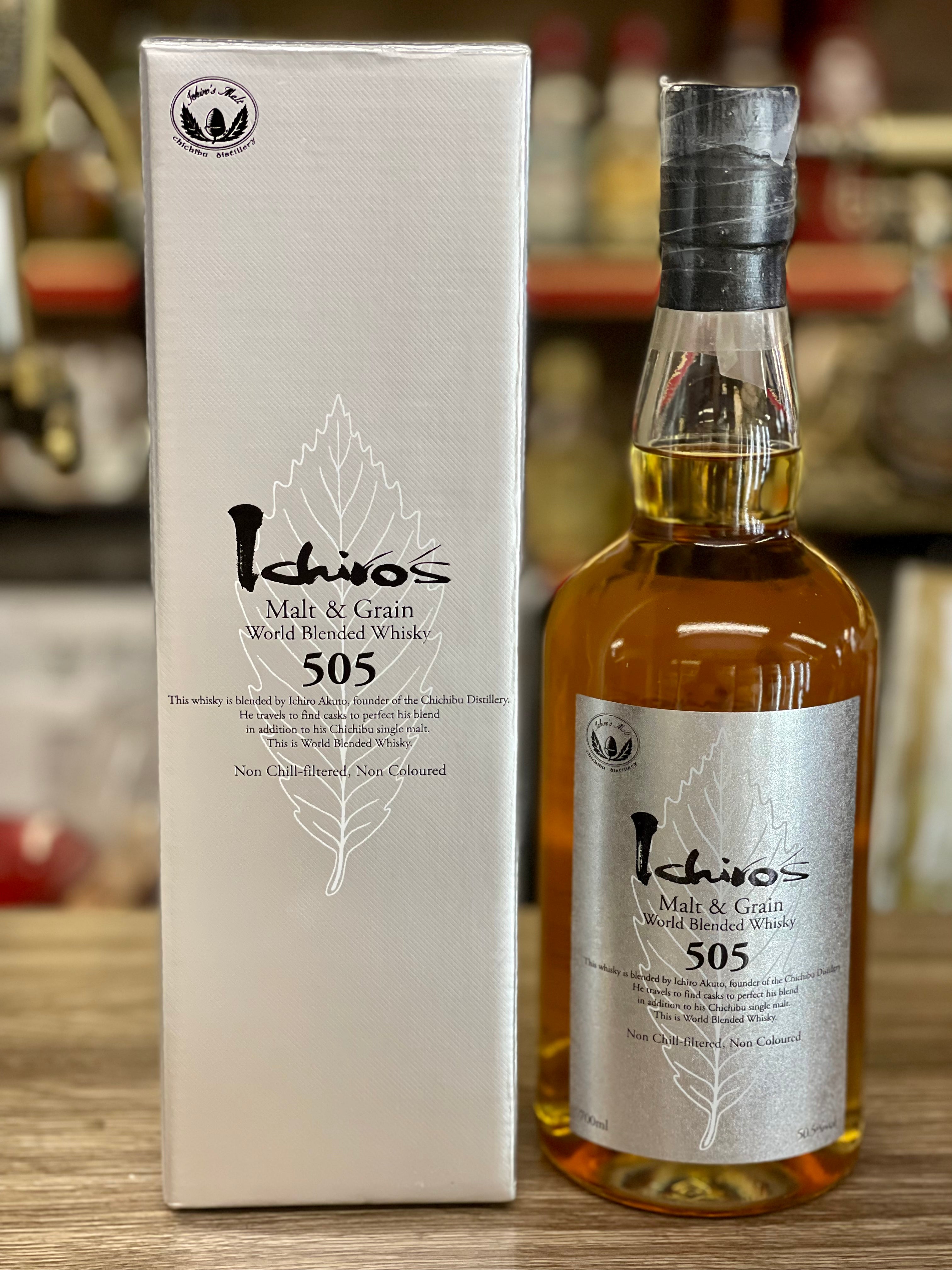 Ichiro’s world blended whisky 505 Ichiro's Malt & Grain '505' World Blended Whisky ,700 ml