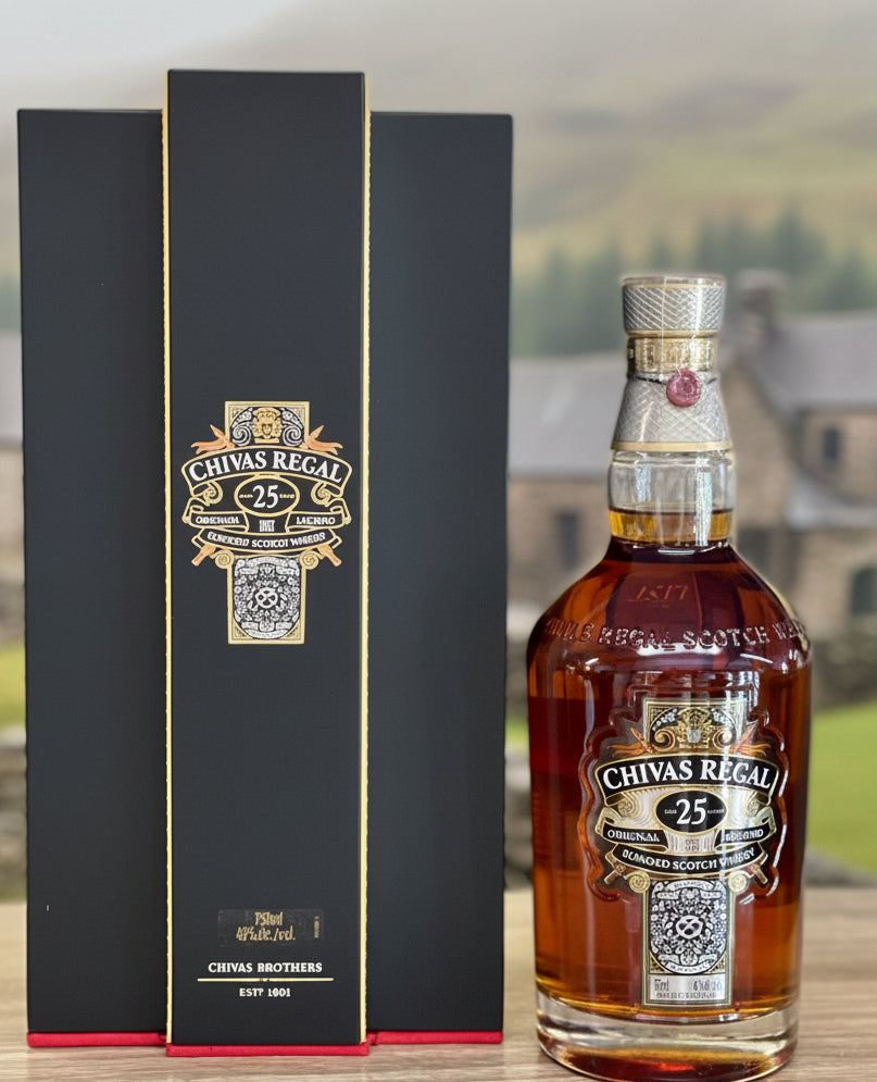 【未開栓】 CHIVAS REGAL AGED 25 YEARS Chivas Regal 25 Year Old Blended Scotch Whisky – Valentine Liquors