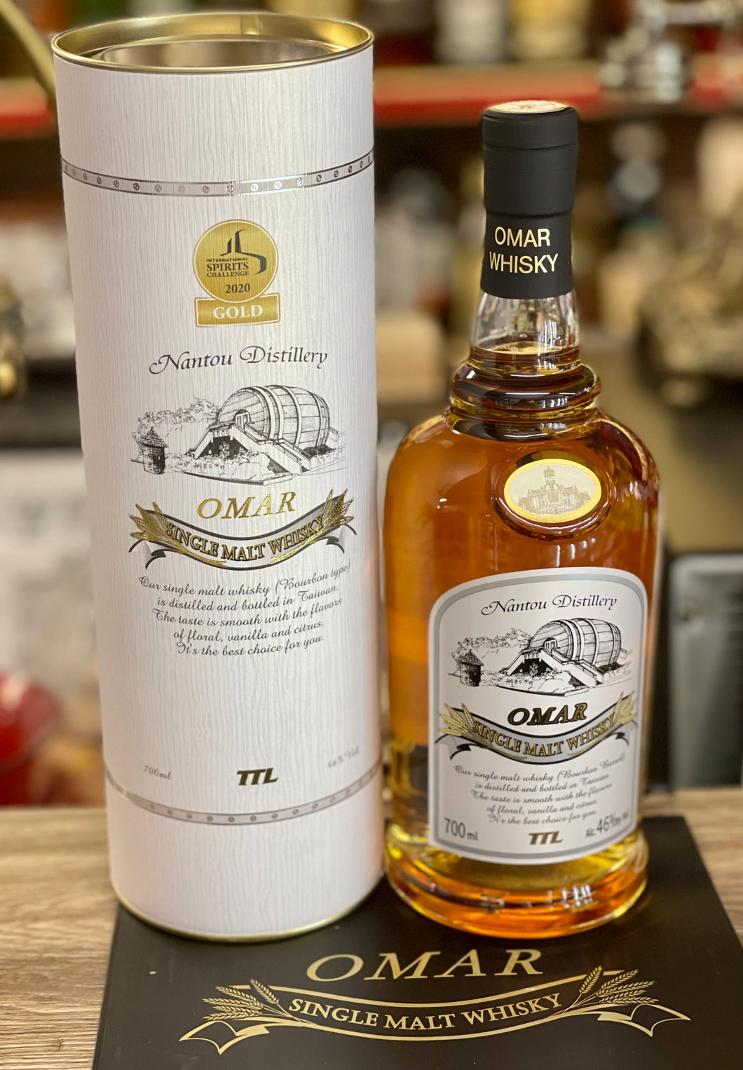 Omar Bourbon Type Single Malt Whisky