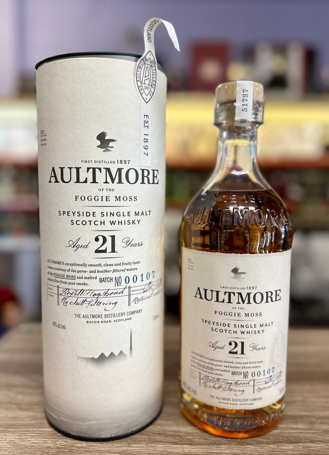 Aultmore of the Foggie Moss (21 Year Old) Single Malt Scotch